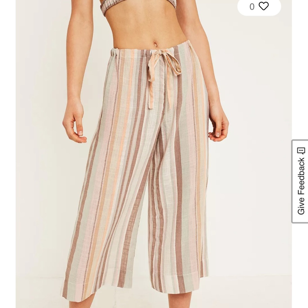 Urban Outfitters Multicolor Striped Cropped Pants